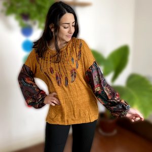 Polera lanilla Mostaza