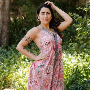 Vestido corto Whole Boho